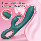 Charan Ji Mei Rabbit Dual Vibrator (Green)