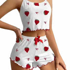 White Background Red Strawberry / S