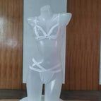 Two-strap white underwear / S