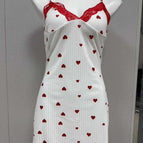 White Red Love Heart / S