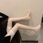 White silk stockings / Free size