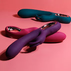 Charan Ji Mei Rabbit Dual Vibrator (Purple)