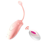 Charan Little Cute Vibrating Egg - Pink Remote Control Model