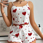 Red Love on White Background / S
